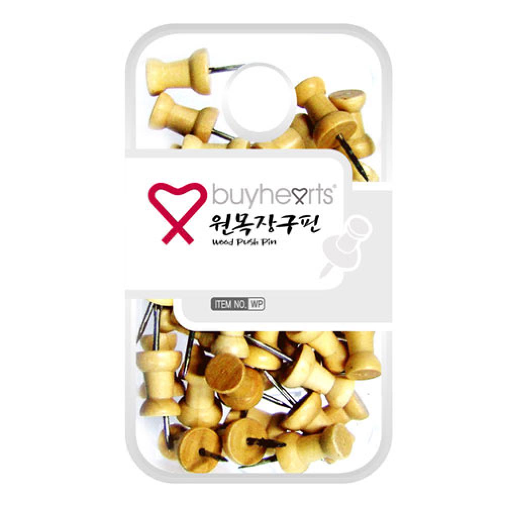 판교 원목장구핀 WP 2200  박스 300개입