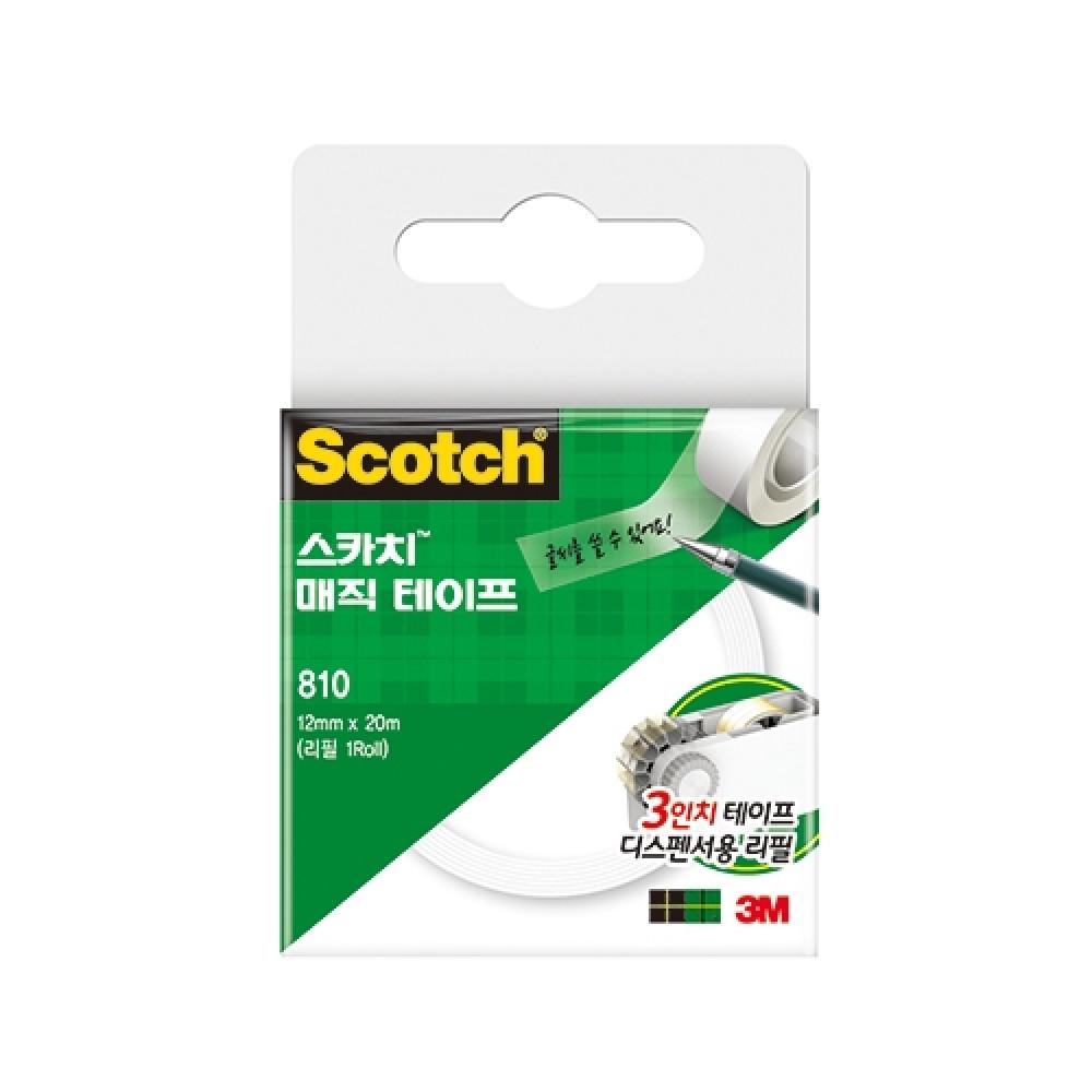3M 스카치 매직테이프리필 24x20M 3인 치  갑 10개입