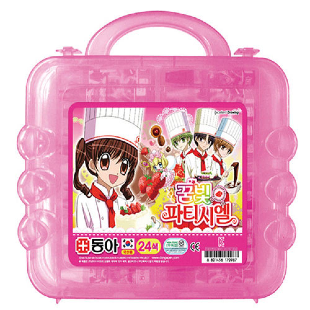 동아 크레파스 24색 여  박스 48개입