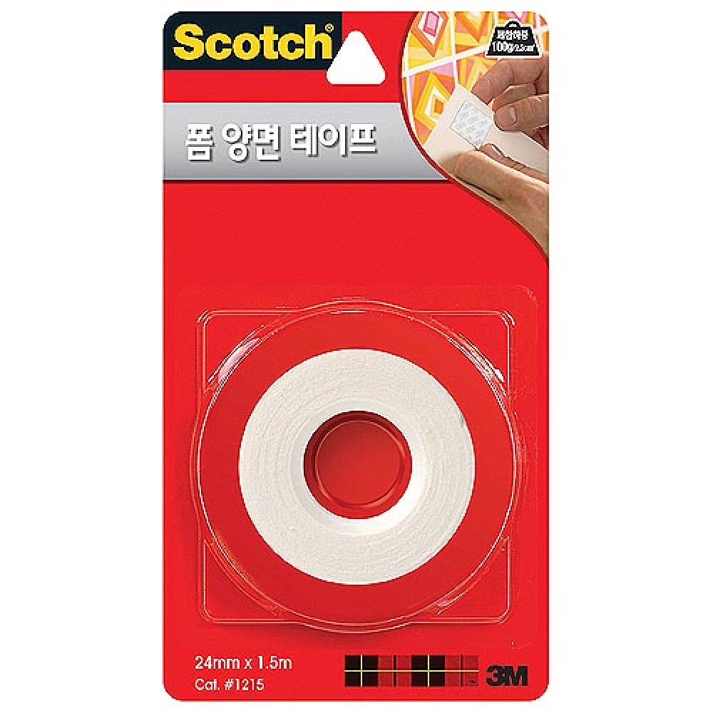3M 폼양면테이프 1215 24mm×1.5m  갑 24개입