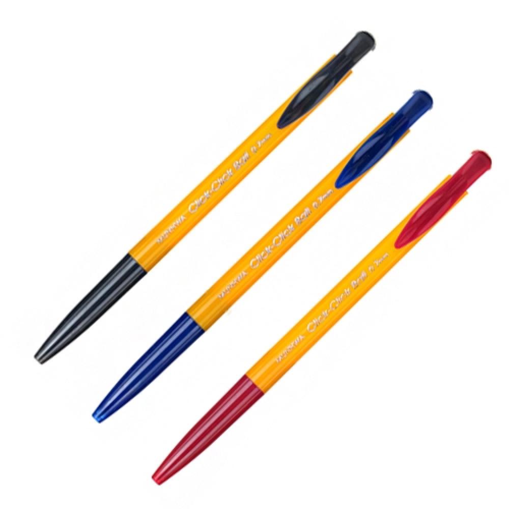 문화 클릭클릭볼펜 0.7mm 청  박스 1728개입