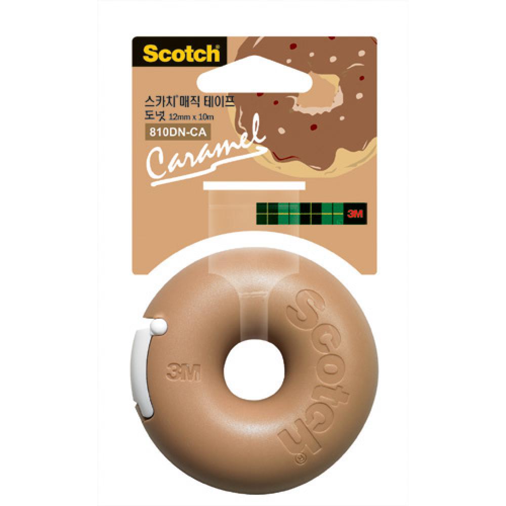 3M 매직테이프 도넛 카라멜 12mm×10m  갑 12개입