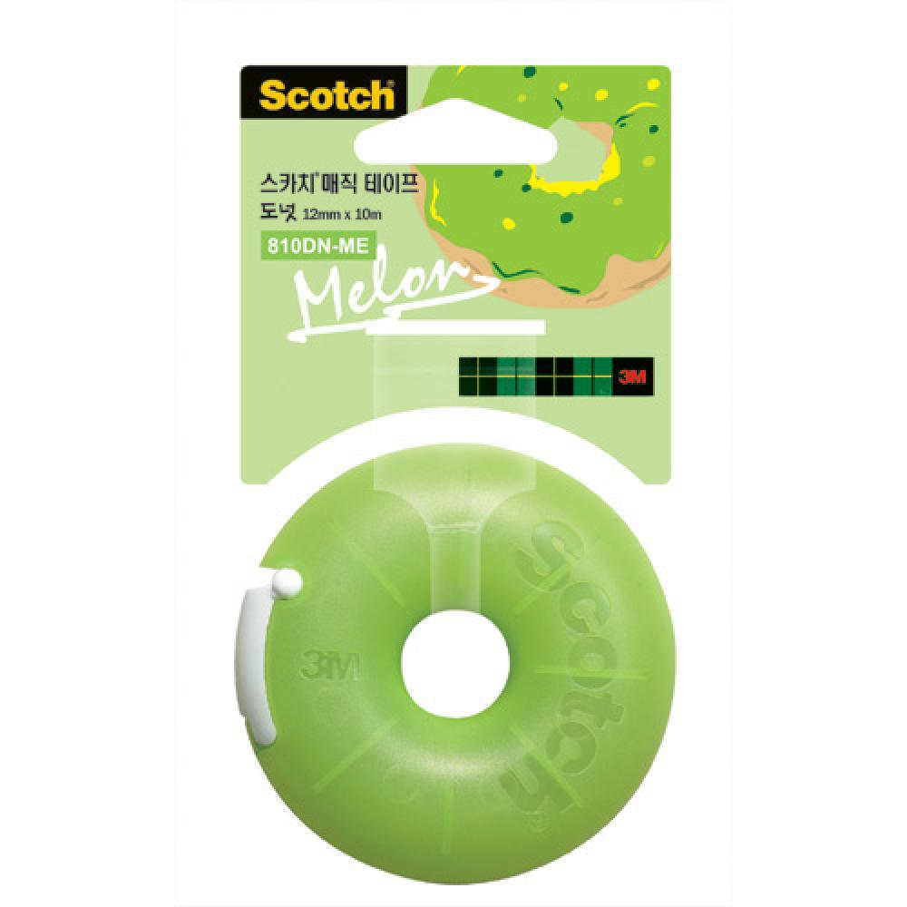 3M 매직테이프 도넛 멜론 12mm×10m  박스 120개입
