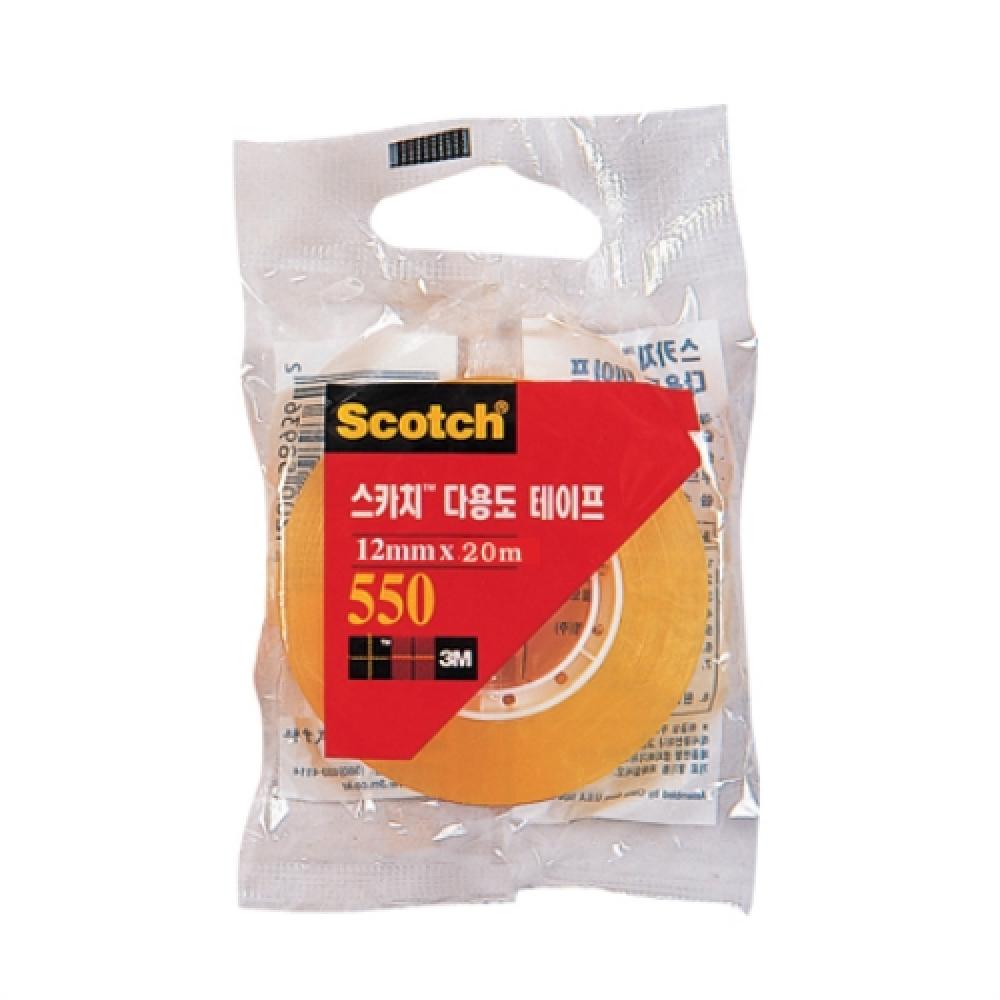 3M 다용도테이프 리필 550R 12mm×20m  박스 144개입