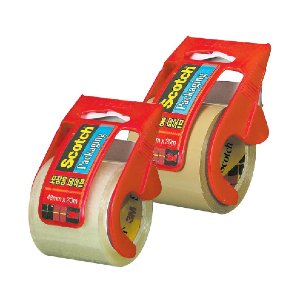 3M 포장용테이프 132D 투명 48mm×20m  박스 36개입