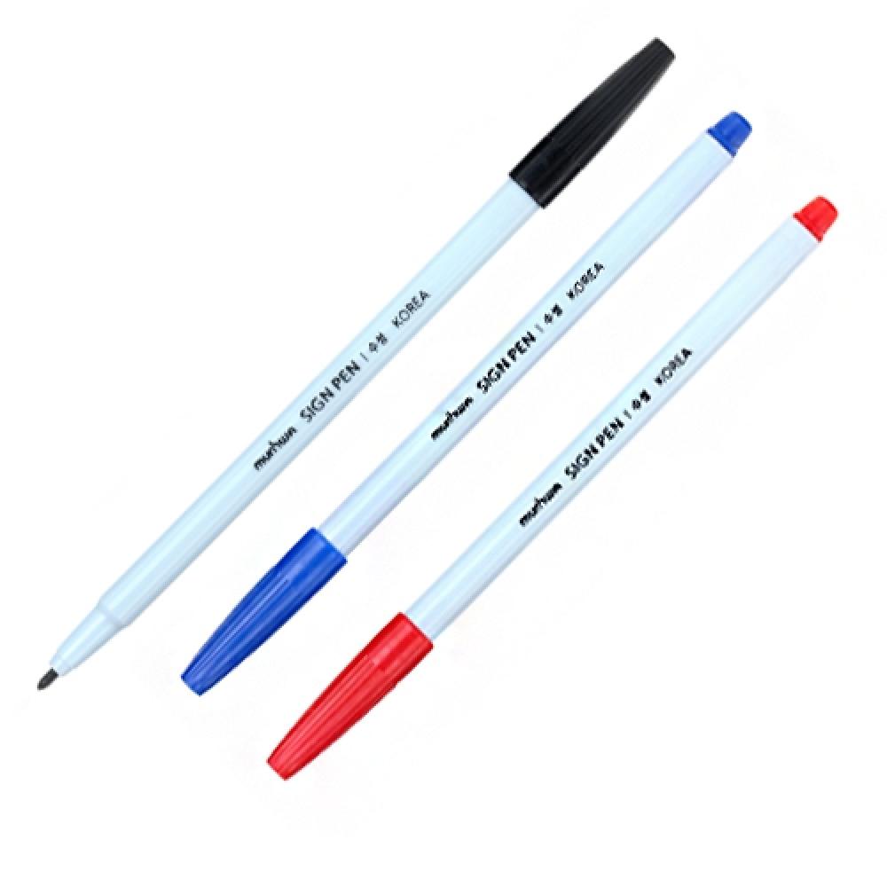 문화 수성싸인펜 0.7mm 청색  박스 2880개입