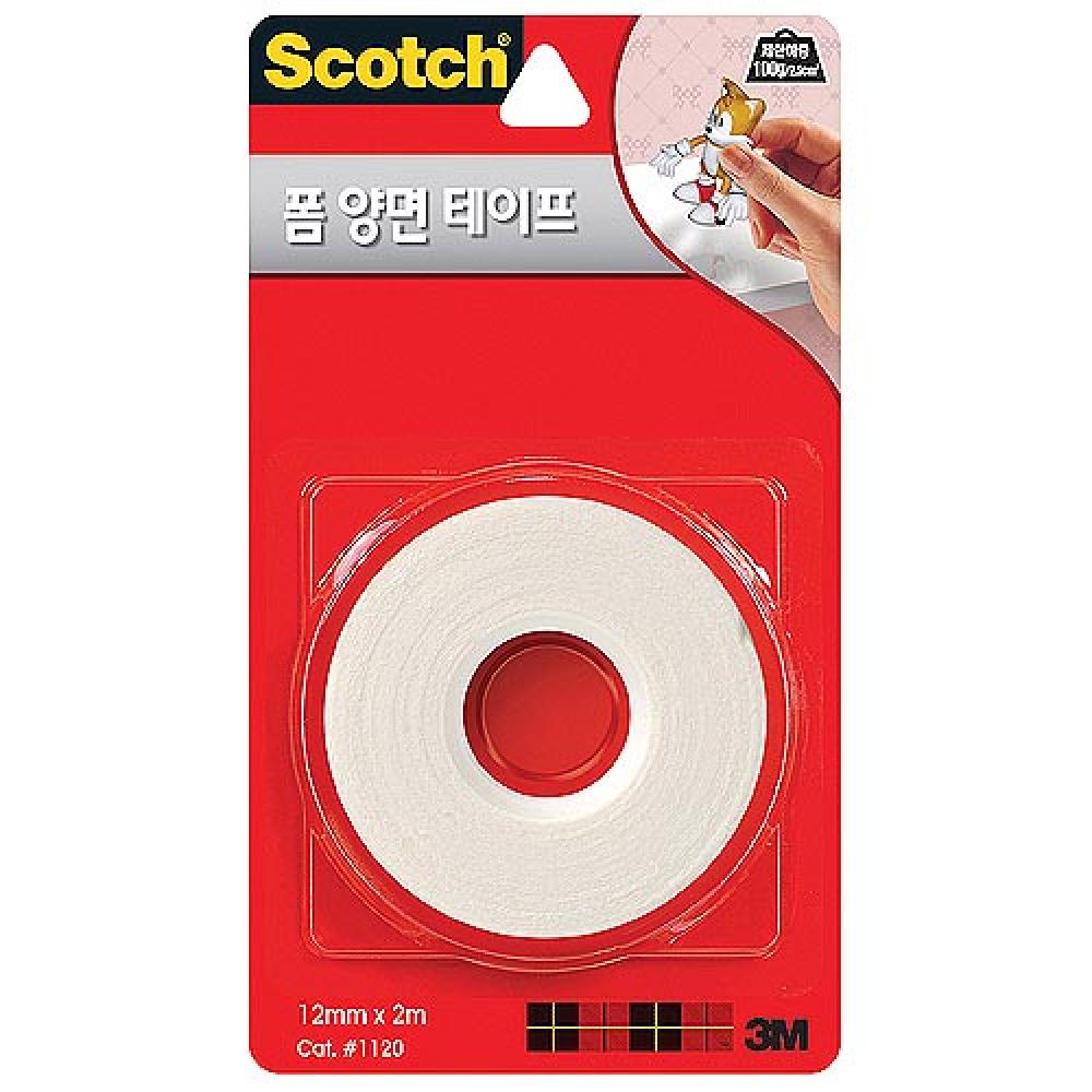 3M 폼양면테이프 1120 12mm×2m  갑 24개입