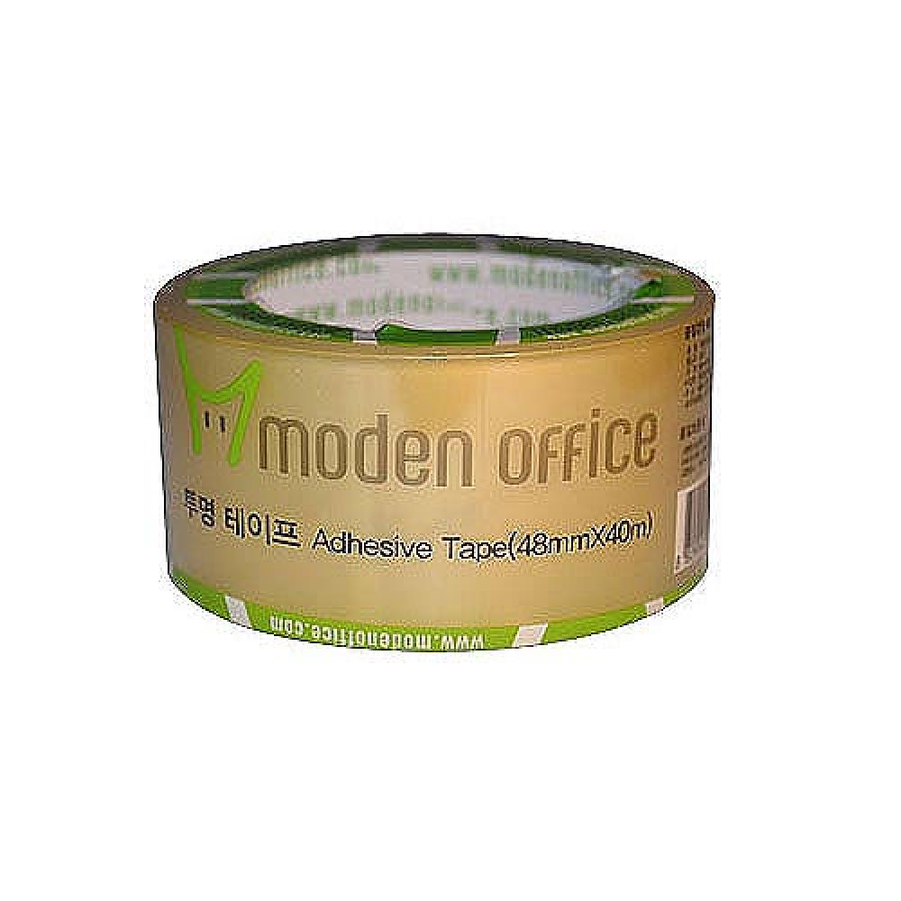 모든오피스 OPP테이프 투명 48mm×40m  박스 50개입