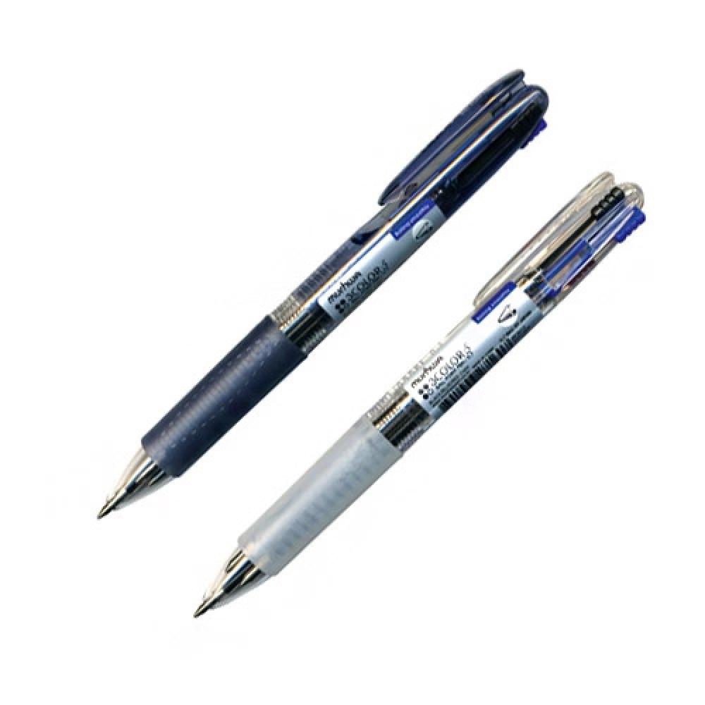 문화 3색볼펜S 0.7mm 흑청적  그루 12다스  144개입