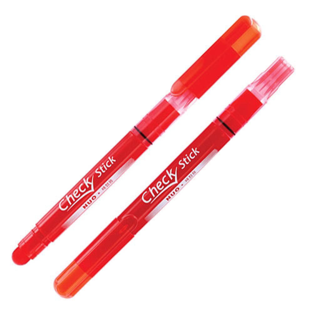 동아 체크스틱 색연필 빨강  박스 576개입