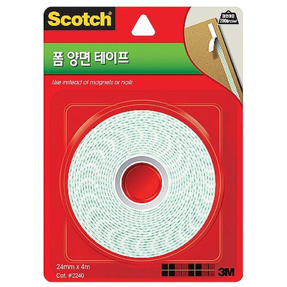 3M 폼양면테이프 2240 24mm×4m  갑 24개입