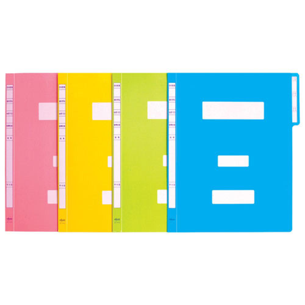 현풍 칼라정부화일PP A4 노랑  박스 50팩 500개입