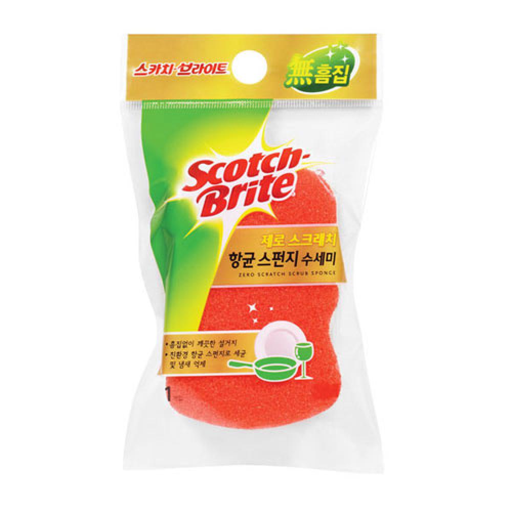 3M 제로 스크래치 스펀지수세미 박스 50개입