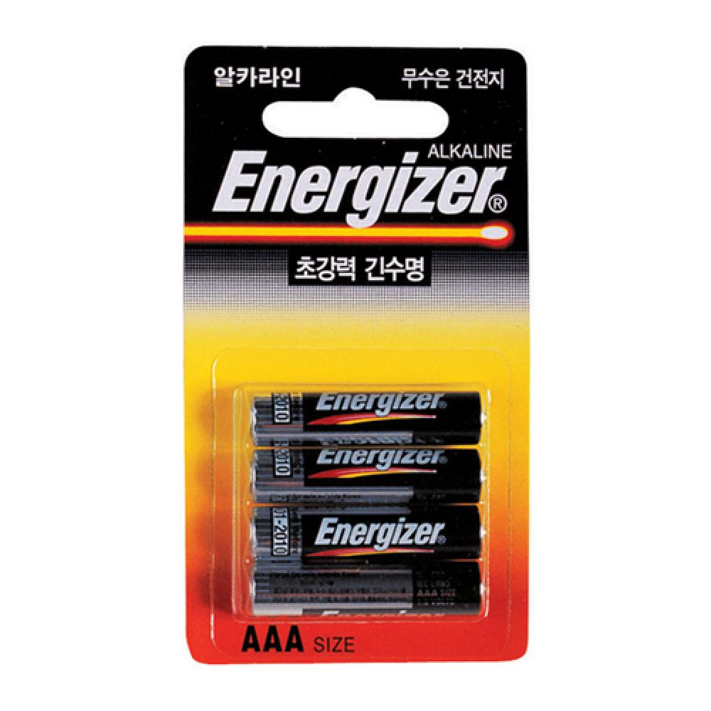 에너자이저 알카라인 건전지 AAA B4  박스 200개입
