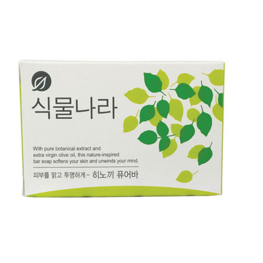 CJLION 식물나라비누 히노끼  박스 60개입