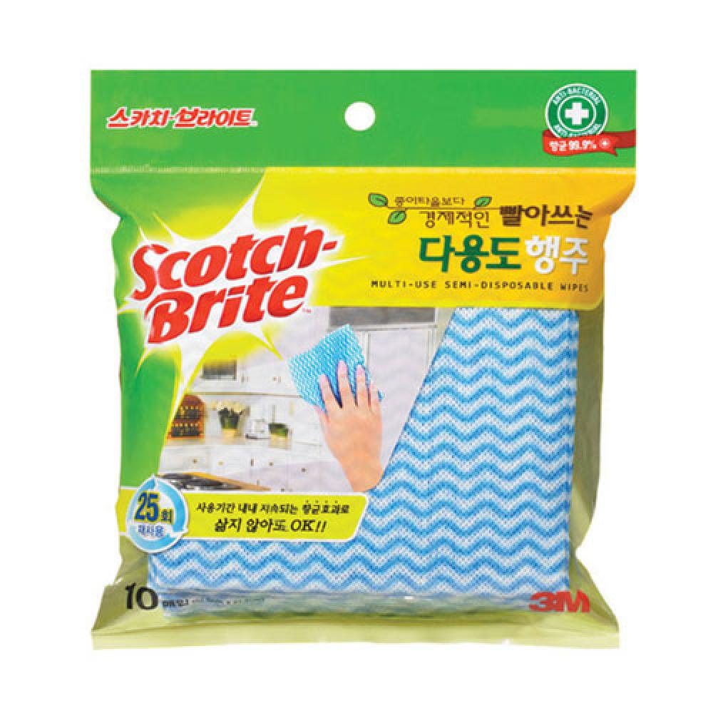3M 빨아쓰는 다회용행주 10매입  박스 30개입