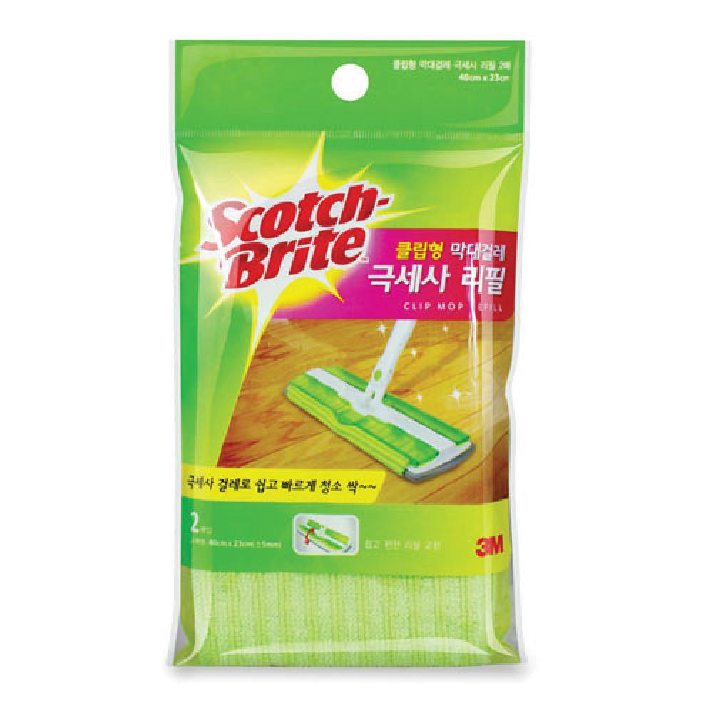 3M 클립형 막대걸레 리필 박스 12개입  박스 12개입