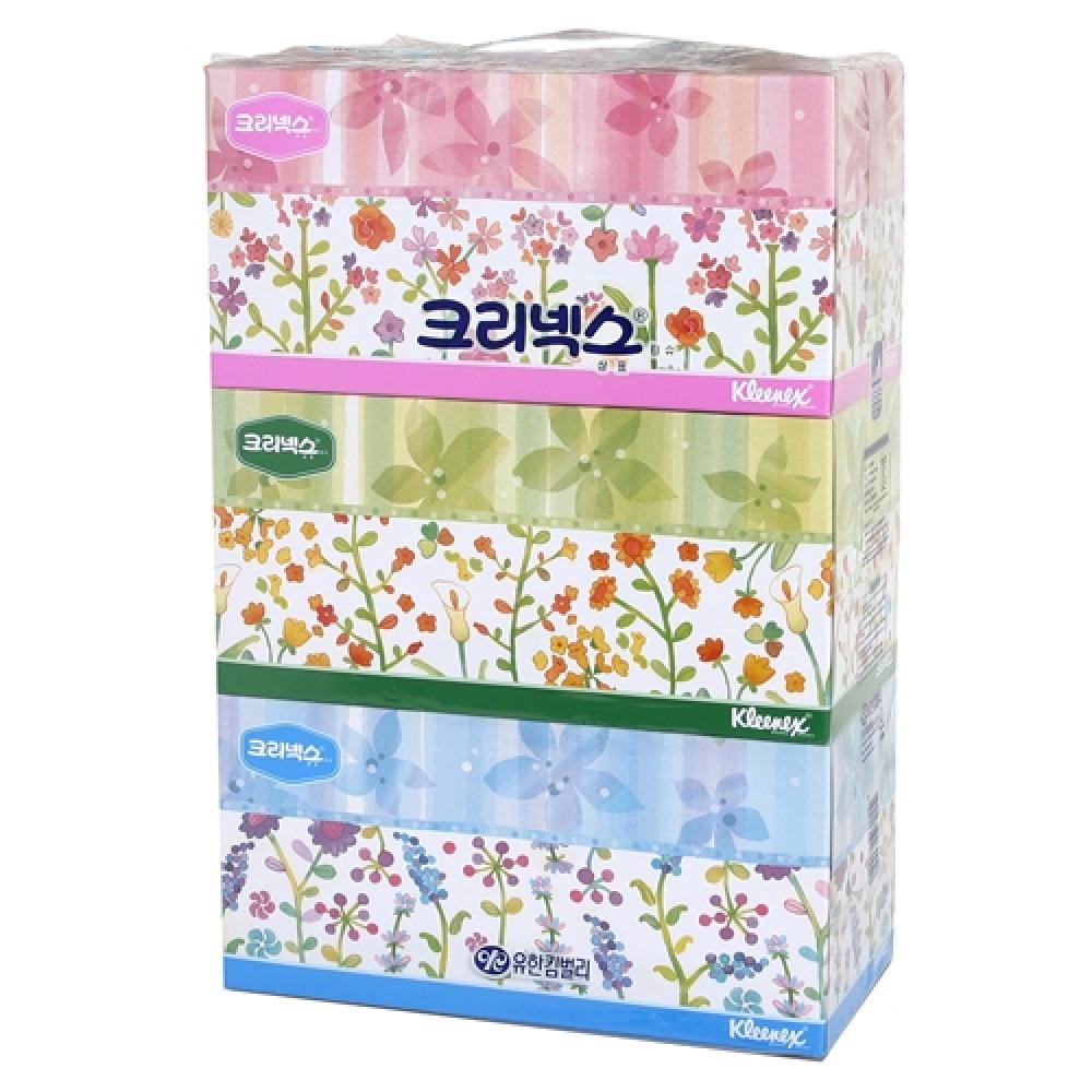 크리넥스 사각티슈 250콤비 250매×3개  박스 6개입