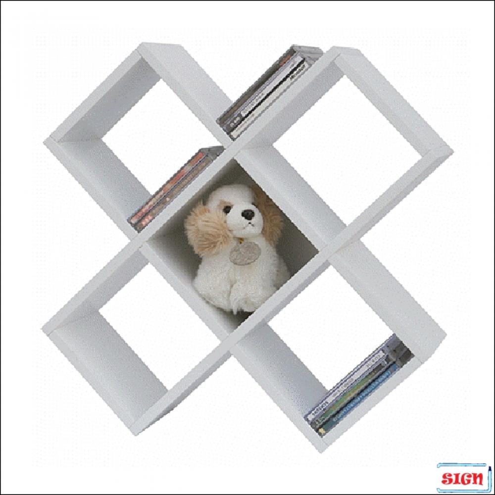 십자모양 CD 수납 꽂이 장식장 G-039