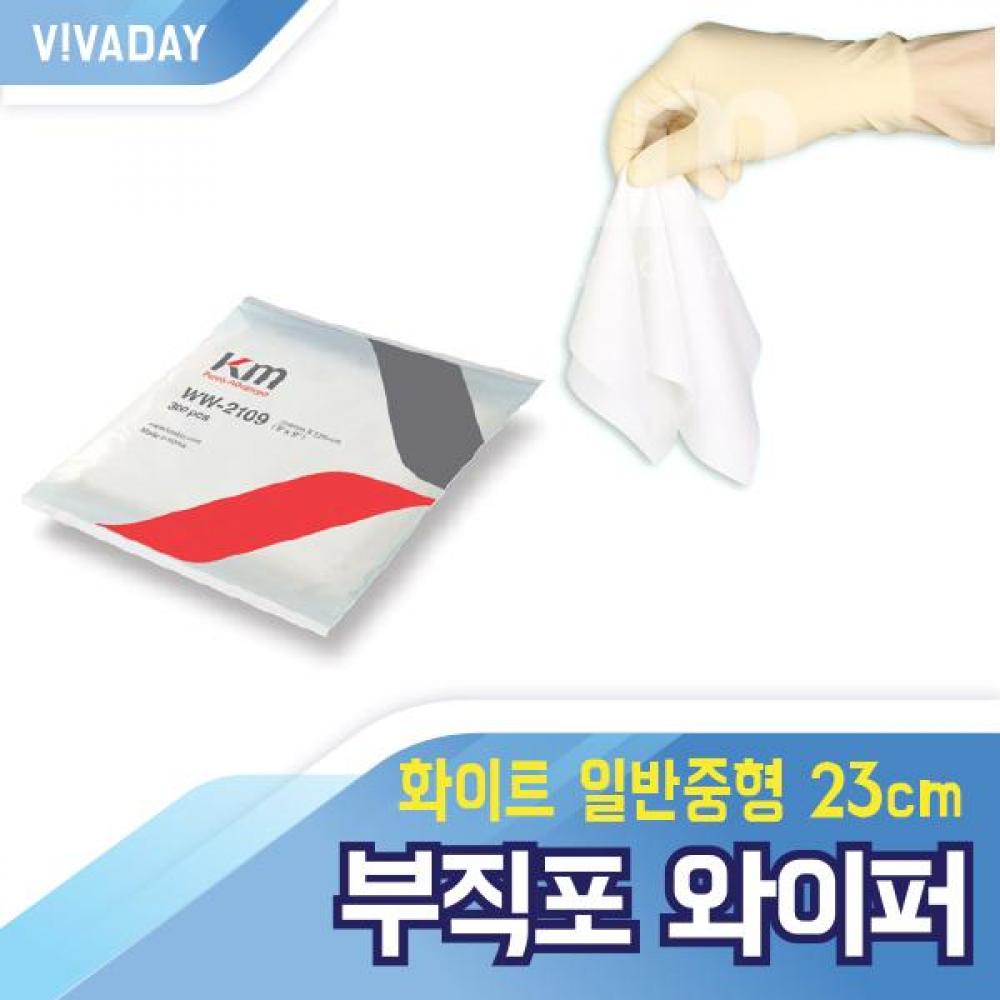 VCQ-D20 뛰어난 흡수력 부직포 와이퍼 일반중형 300장 화이트