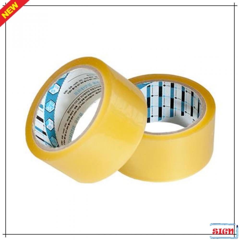 포장용 OPP테이프(러버 투명 48mm x40m) 1box