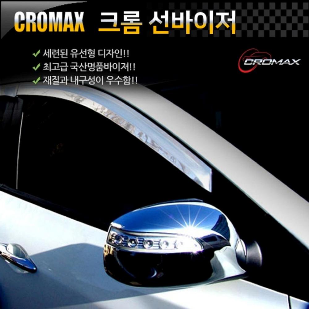 크롬 선바이저 아반떼AD(4P) 차량 한대분 썬바이저