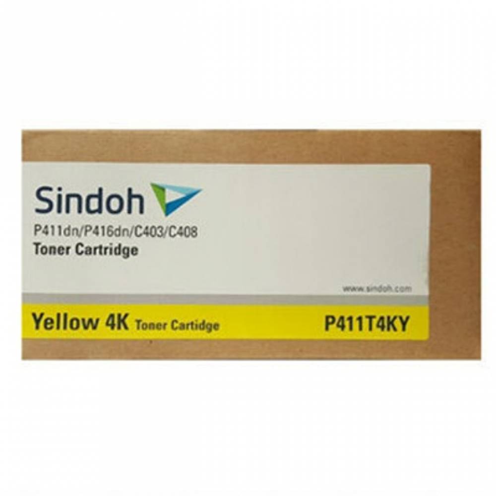 신도리코 P411T4K 정품토너 노랑(4000매) P416