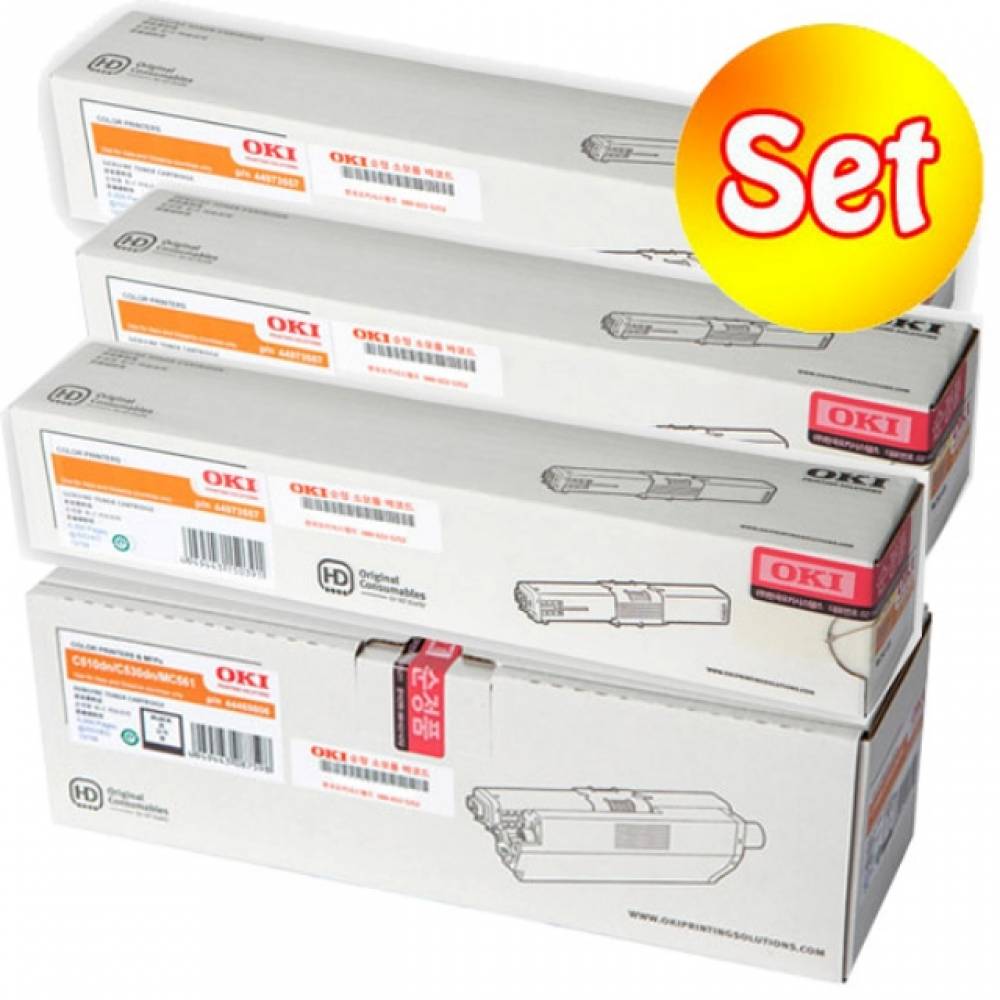 OKI 정품토너 4색 세트 MC363DN