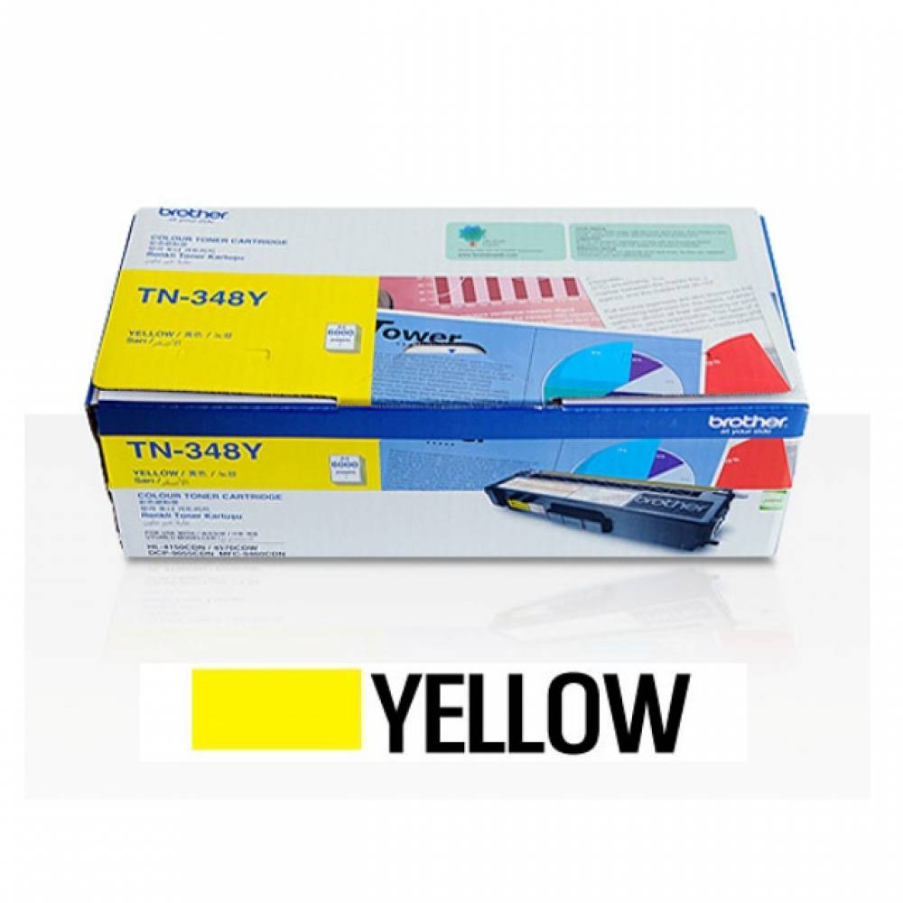 브라더 TN-348Y 정품토너 노랑(6000매) MFP-9970