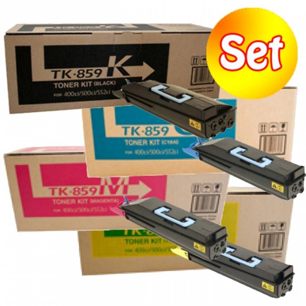 교세라 TK-859 정품토너 4색 세트 TK-400CIG
