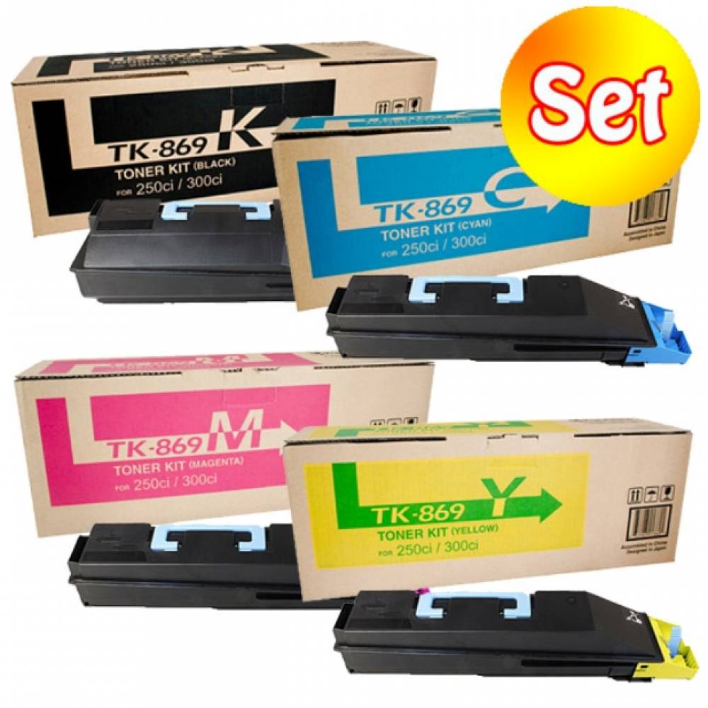 교세라 TK-869 정품토너 4색 세트 TK-300CIG