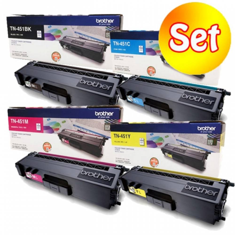 브라더 TN-451 정품토너 4색세트(소용량) HL-L8360CDW