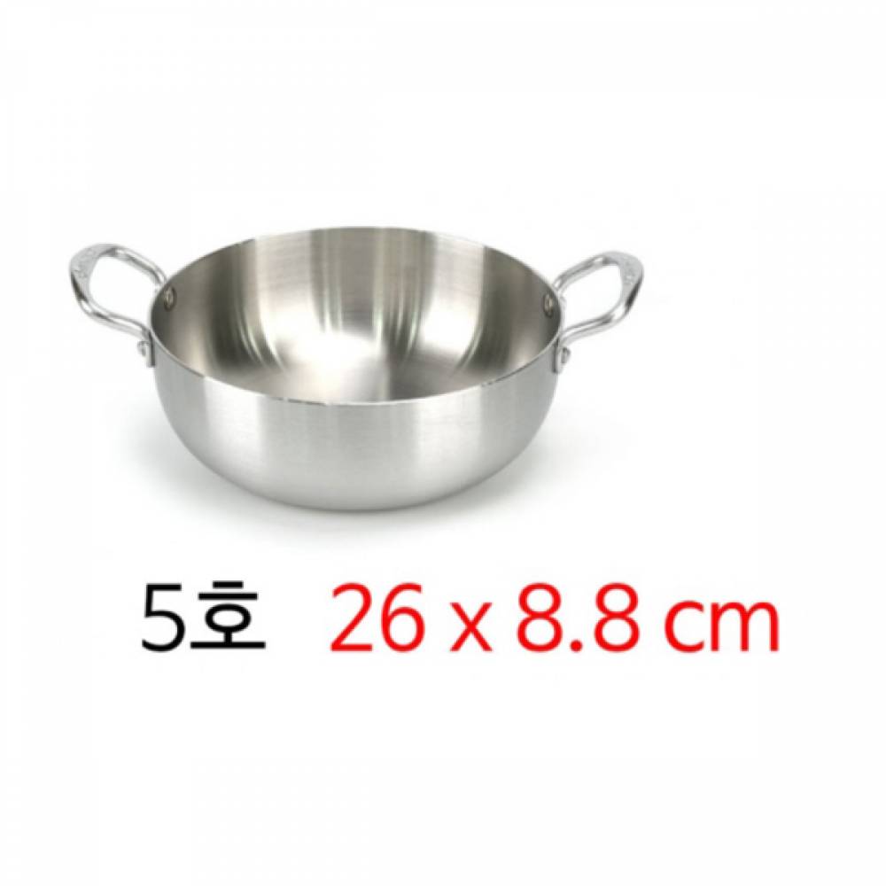 PB 스텐냄비 양수냄비 5호 26x8.8cm 1p