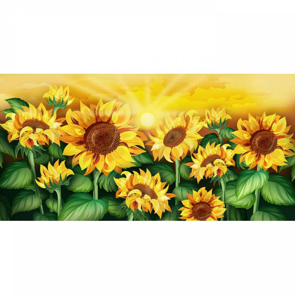축복바라기 (패브릭) 보석십자수 60x120