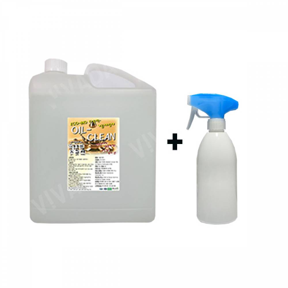 오일크린4L 공병500ML1개 기름때싹 위생적인주방해결사 주방기기 주방용기 주방기름때 크리너 세정제