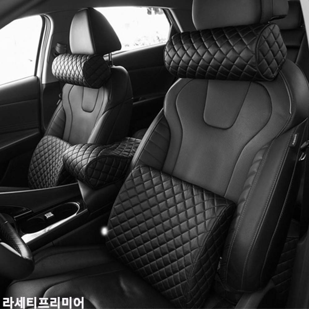라세티프리미어 메모리폼 가죽쿠션 자동차쿠션 리무진엠보