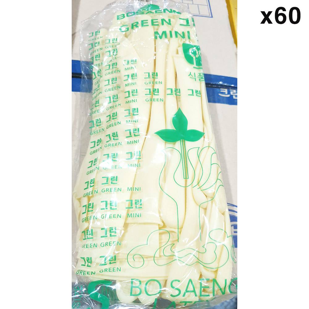 FK 보생고무장갑(미니 아이보리 10입) X60