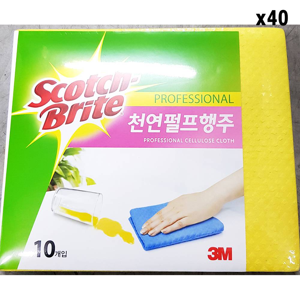 FK 펄프행주(스카치 노랑 10P )X40개