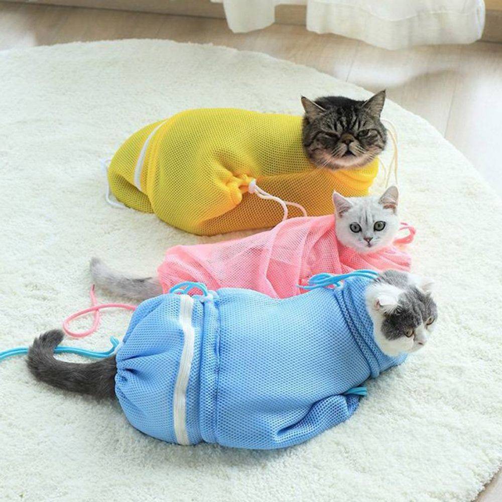 고양이 할큄방지 메쉬망 1개(색상 택1)