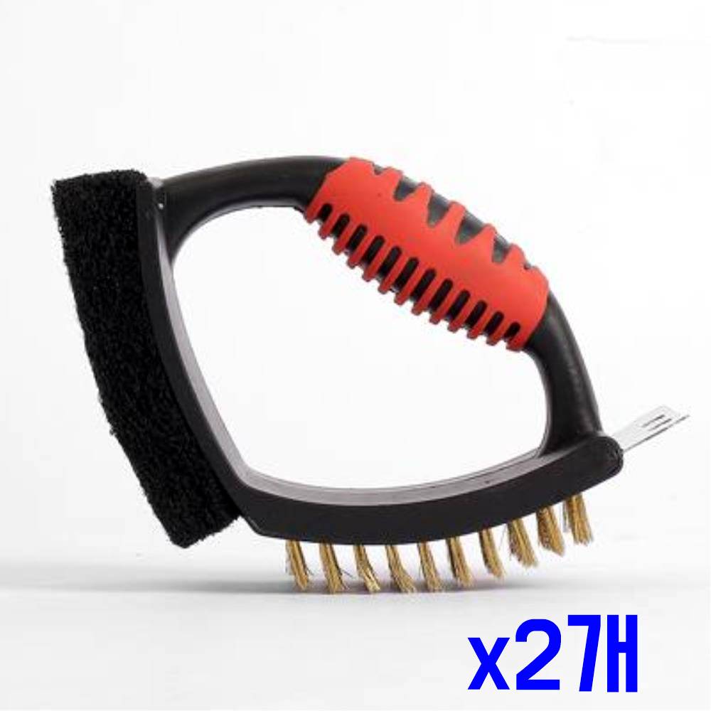바비큐 그릴 다용도 간편 청소솔 x2개