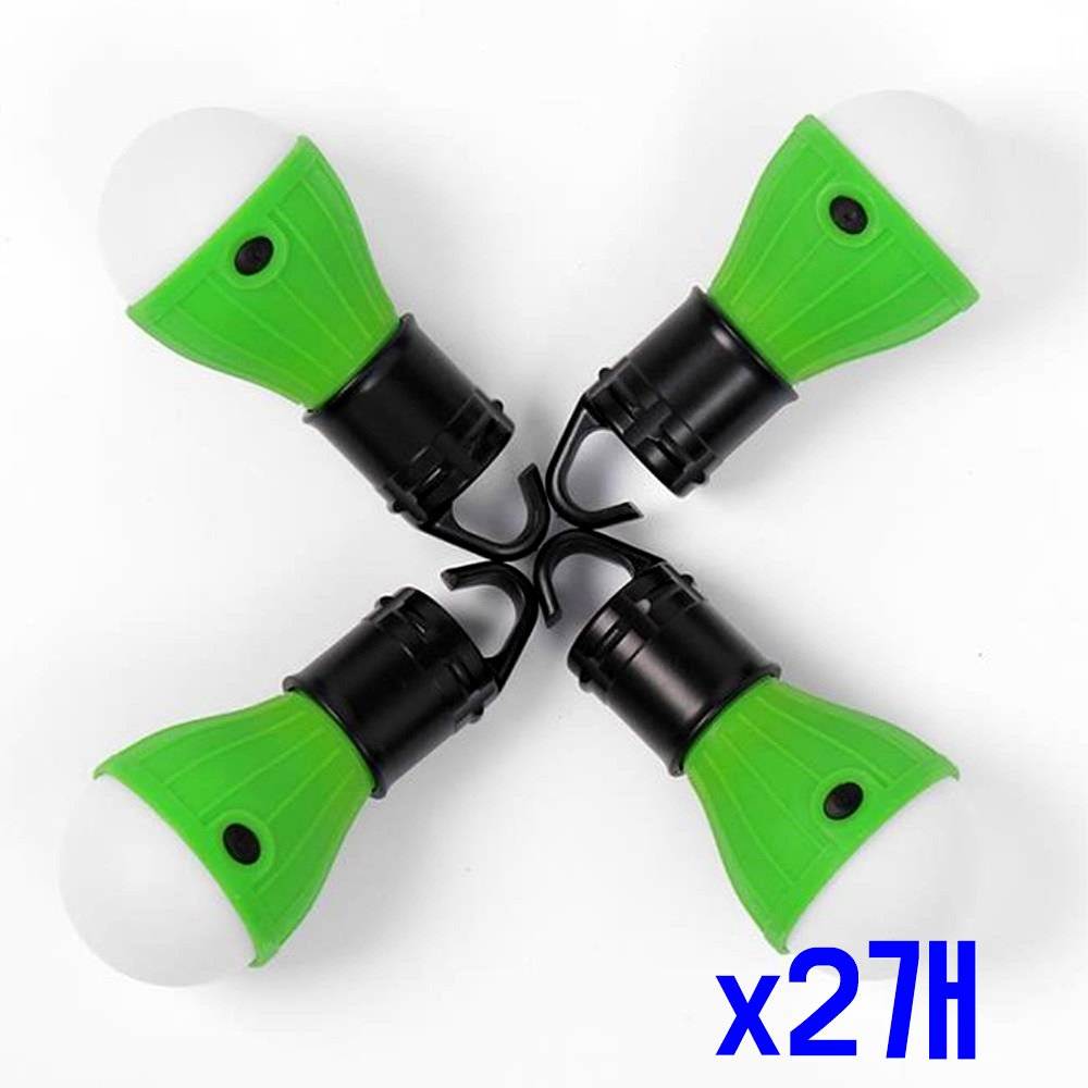 LED 아웃도어 다용도 캠핑등 4p세트(그린) x2개