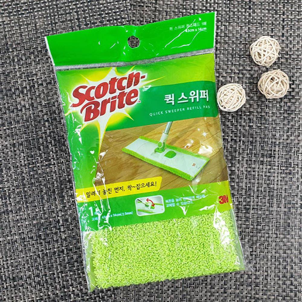 각도조절 청소패드 리필1매 x3개 걸레패드 청소용걸레