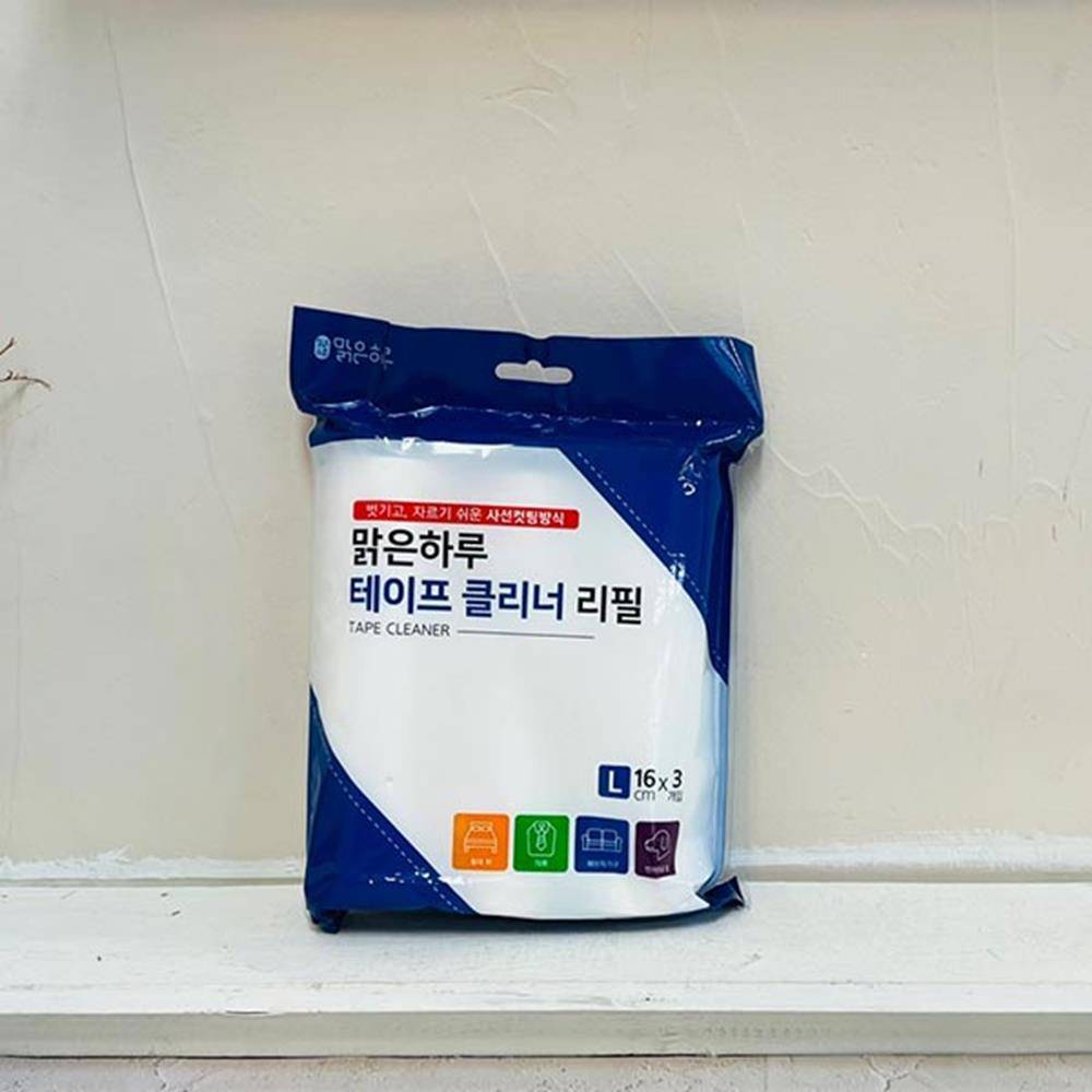 강력 테이프크리너 리필16CMx3 x5개 돌돌이 청소용품