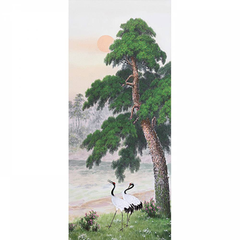소나무 (패브릭) 보석십자수 사각 30x70