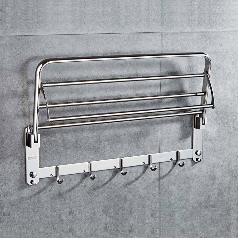 각도조절 수건걸이겸 선반 60x16.5cm 선반정리대