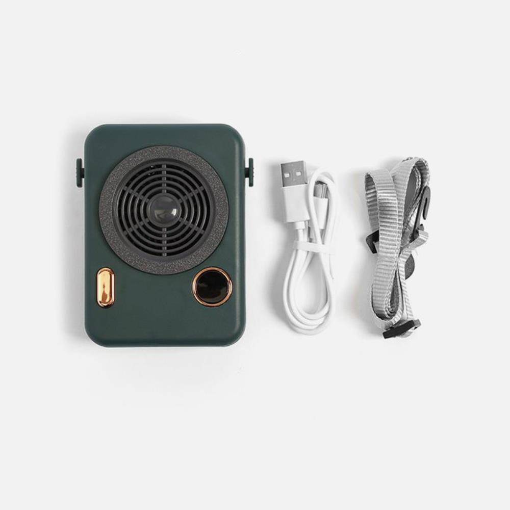레트로 USB 미니 간편휴대 선풍기-색상랜덤발송
