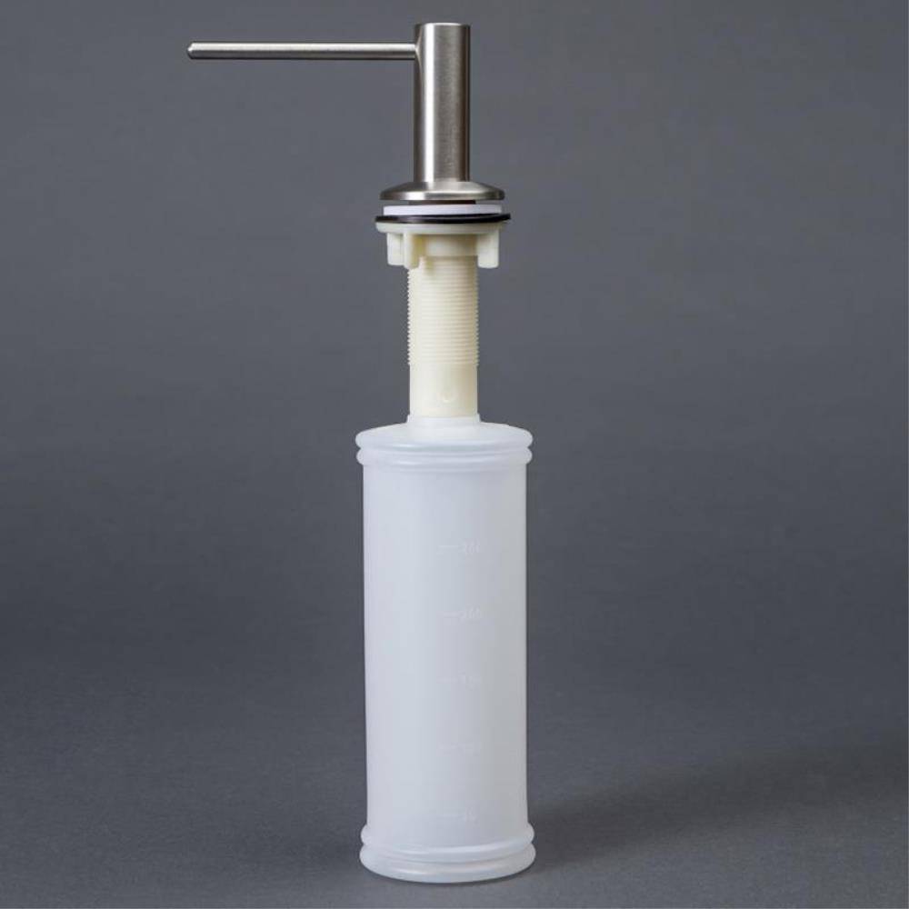 깔끔 싱크대 매립형 세제 디스펜서(300ml) (실버)