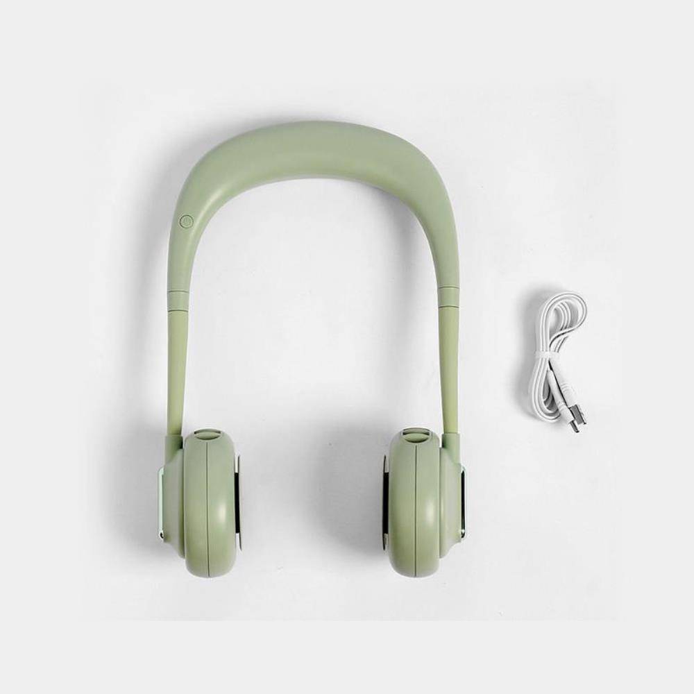 핸즈프리 넥밴드 USB 선풍기-색상랜덤발송