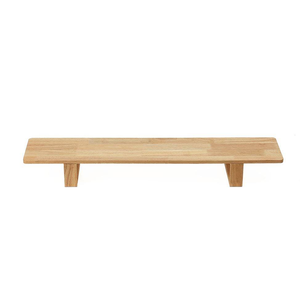 데스크정리 원목 네추럴 모니터 받침대 100cm PC받침