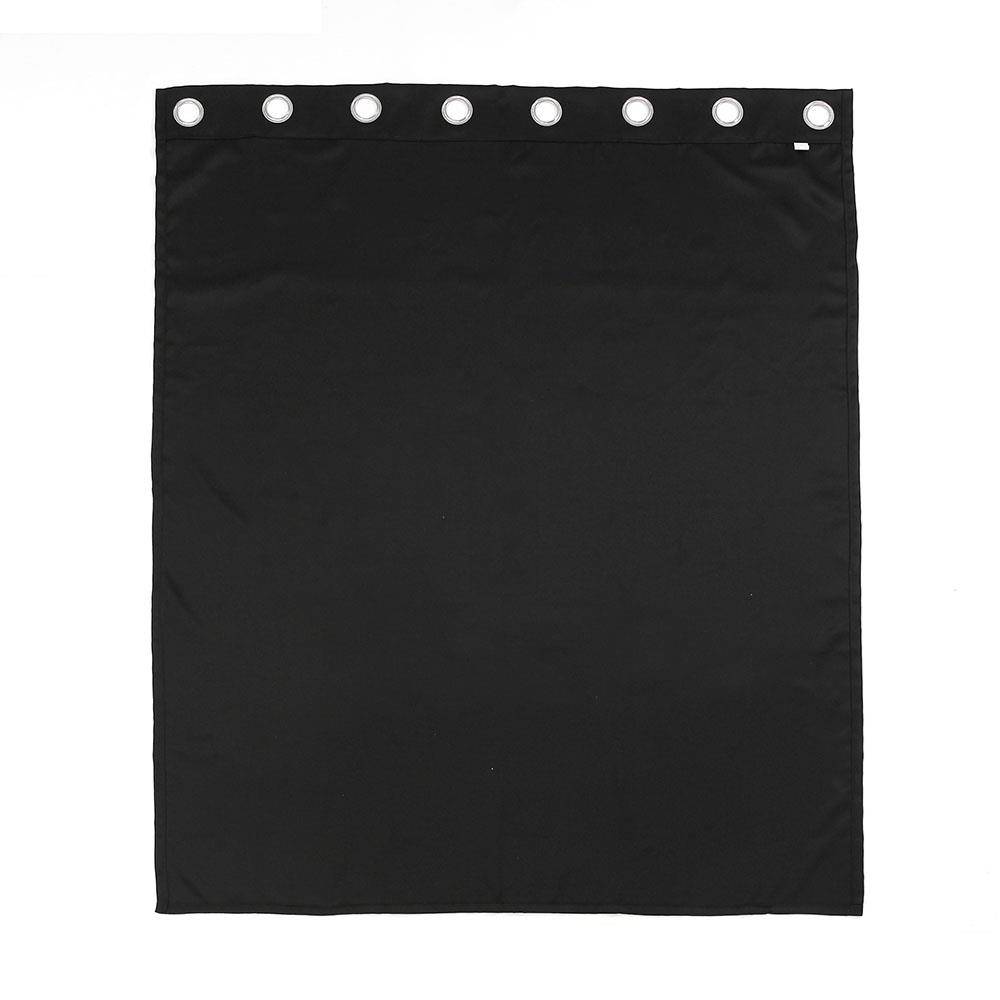 햇빛차단 블랙 암막커튼 2장세트 132x160cm 방한커튼